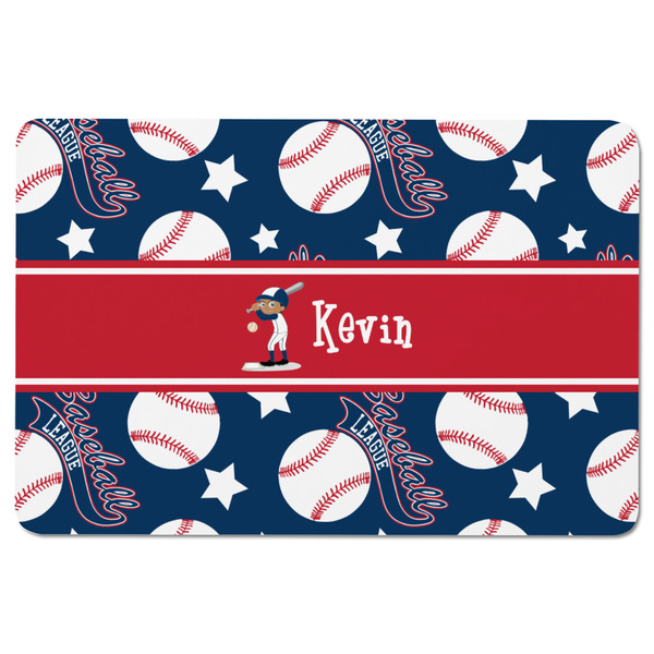Baseball Rectangular Fridge Magnet - FRONT