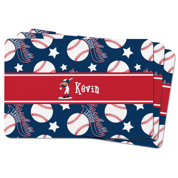 Baseball Rectangular Fridge Magnet - THREE