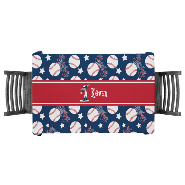 Custom Baseball Tablecloth - 58"x58" (Personalized)