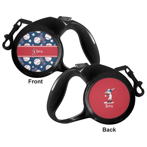 Baseball Retractable Dog Leash - Small - Apvl