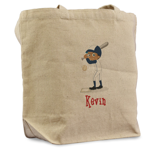 Custom Baseball Reusable Cotton Grocery Bag - Single (Personalized)