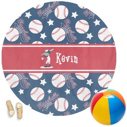 Baseball Round Beach Towel (Personalized)