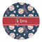Baseball Round Linen Placemat (Personalized)