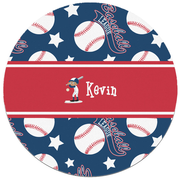 Baseball Round Mousepad - APPROVAL