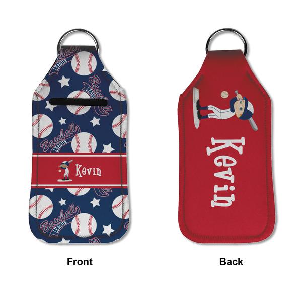 Baseball Sanitizer Holder Keychain - Large APPROVAL (Flat)