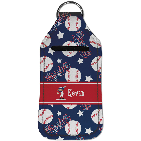 Baseball Sanitizer Holder Keychain - Large (Front)
