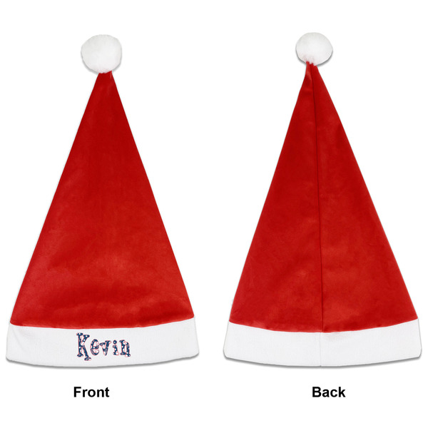 Baseball Santa Hats - Front and Back (Single Print) APPROVAL