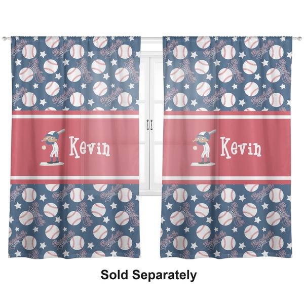 Baseball Sheer Curtains