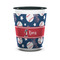 Baseball Ceramic Shot Glass - 1.5 oz - Two Tone - Single (Personalized)