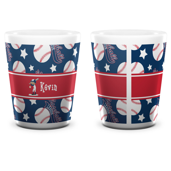 Baseball Shot Glass - White - APPROVAL