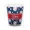 Baseball Ceramic Shot Glass - 1.5 oz - White - Single (Personalized)