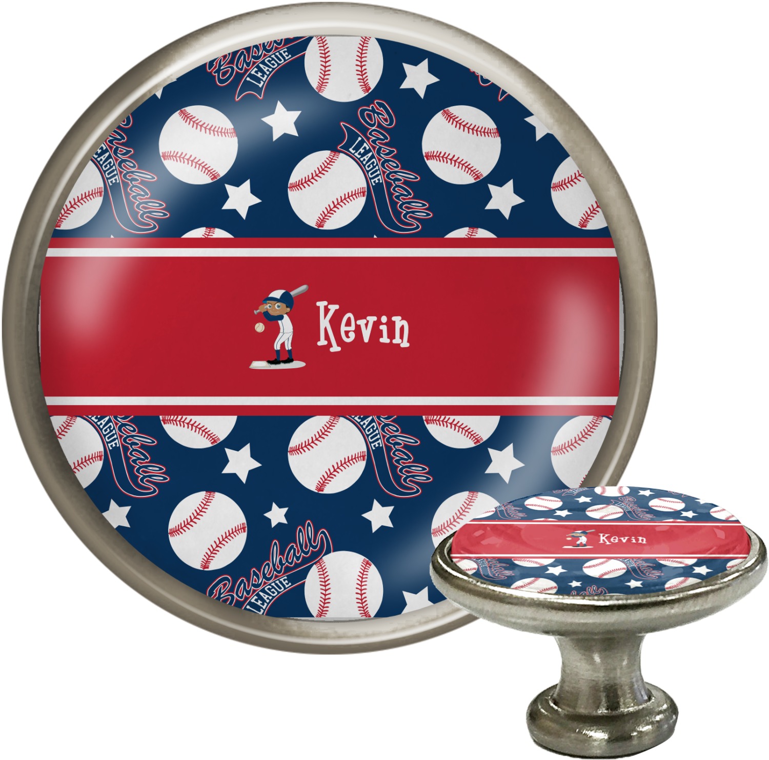Baseball Knobs (Personalized) YouCustomizeIt