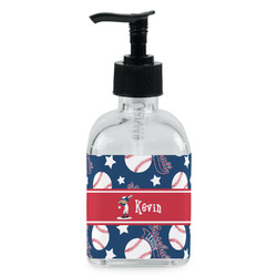 Baseball Glass Soap & Lotion Bottle - Single Bottle (Personalized)