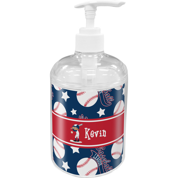 Custom Baseball Acrylic Soap & Lotion Bottle (Personalized)