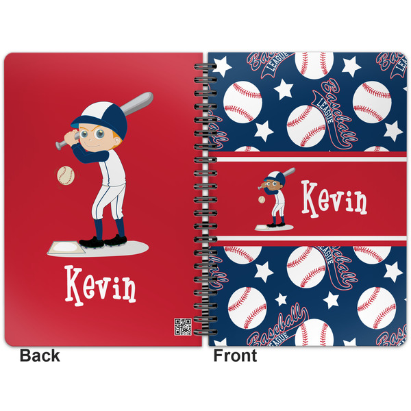 Baseball Spiral Journal 7 x 10 - Apvl