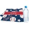 Baseball Sports Towel Folded with Water Bottle
