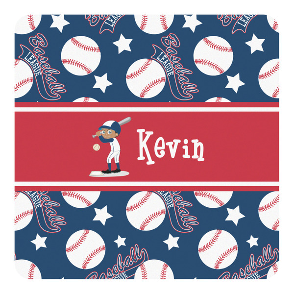 Custom Baseball Square Decal - Medium (Personalized)