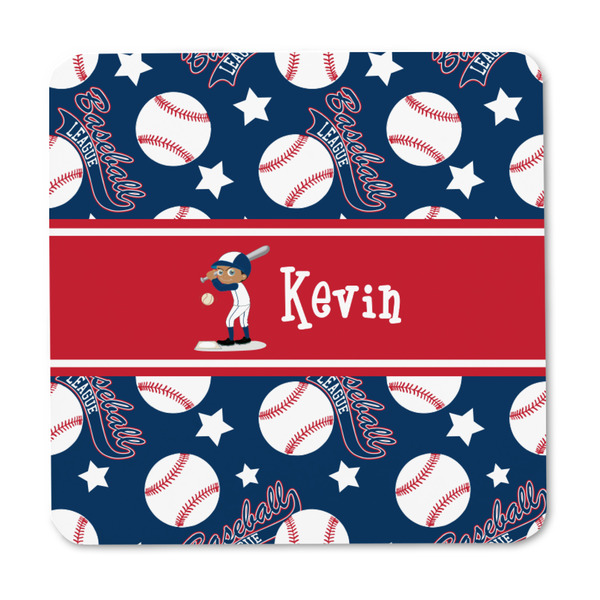 Baseball Square Fridge Magnet - FRONT