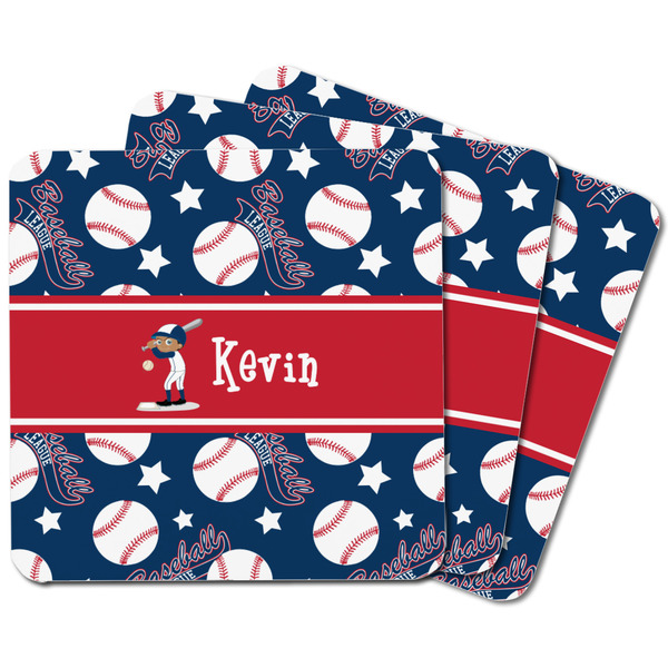 Baseball Square Fridge Magnet - MAIN