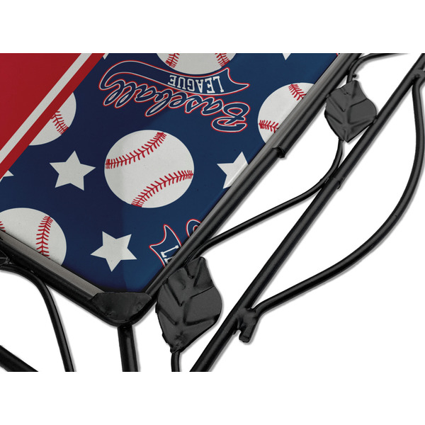 Baseball Square Trivet - Detail