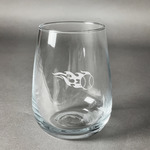 Baseball Stemless Wine Glass - Engraved