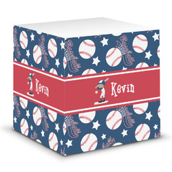 Baseball Sticky Note Cube (Personalized)