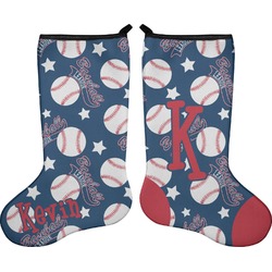 Baseball Holiday Stocking - Double-Sided - Neoprene (Personalized)