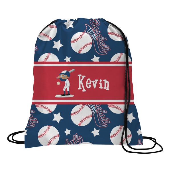 Custom Baseball Drawstring Backpack - Large (Personalized)