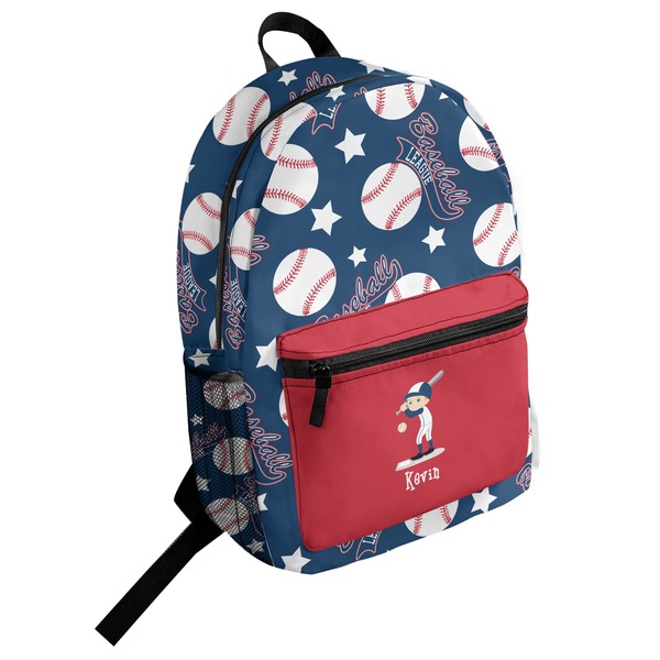 Custom Baseball Student Backpack (Personalized)