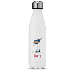 Baseball Water Bottle - 17 oz. - Stainless Steel - Full Color Printing (Personalized)
