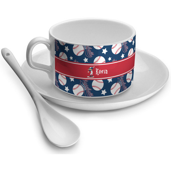 Custom Baseball Tea Cup - Single (Personalized)
