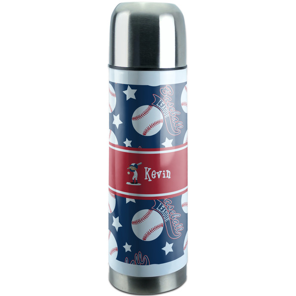 Custom Baseball Stainless Steel Thermos (Personalized)