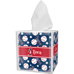 Baseball Tissue Box Cover (Personalized)