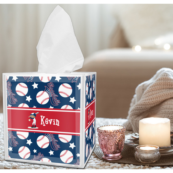 Baseball Tissue Box - LIFESTYLE