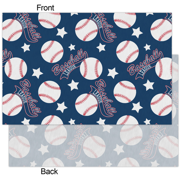 Baseball Tissue Paper - Heavyweight - XL - Front & Back