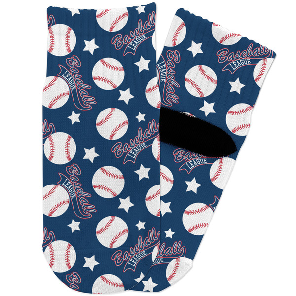 Custom Baseball Toddler Ankle Socks
