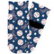 Baseball Toddler Ankle Socks - Single Pair - Front and Back