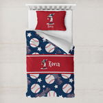 Baseball Toddler Bedding Set - With Pillowcase (Personalized)