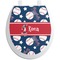 Baseball Toilet Seat Decal (Personalized)