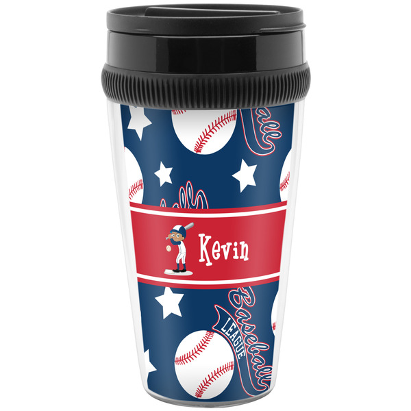 Custom Baseball Acrylic Travel Mug without Handle (Personalized)