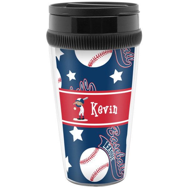 Custom Baseball Acrylic Travel Mug without Handle (Personalized)