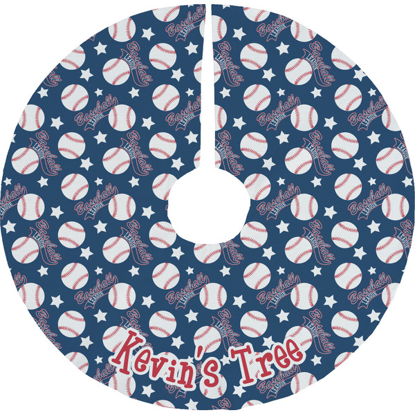 Custom Baseball Tree Skirt (Personalized)