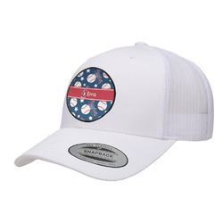 Baseball Trucker Hat - White (Personalized)