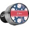Baseball USB Car Charger - Close Up