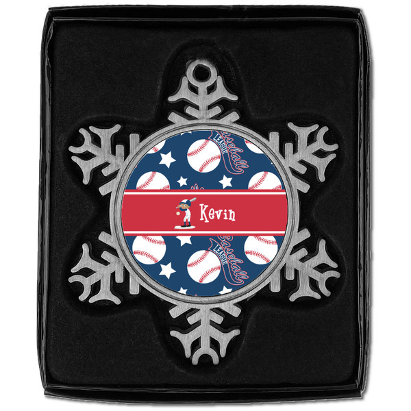 Baseball Vintage Snowflake - In box