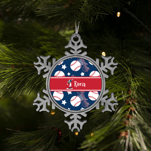 Baseball Vintage Snowflake - (LIFESTYLE)