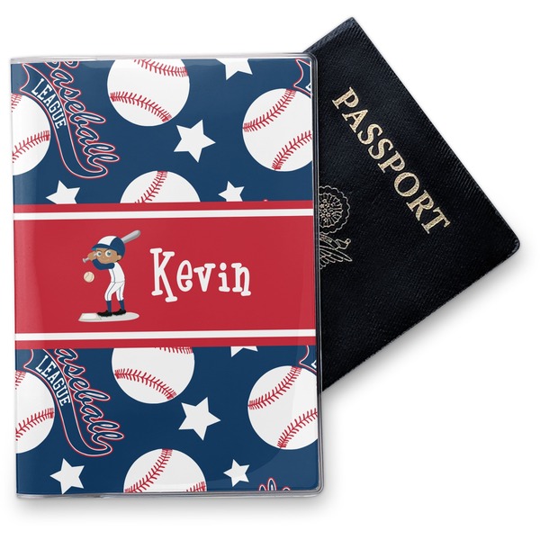 Custom Baseball Vinyl Passport Holder (Personalized)