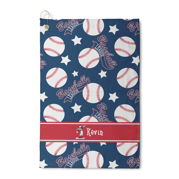 Custom Baseball Waffle Weave Golf Towel (Personalized)