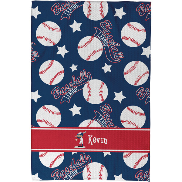 Baseball Waffle Weave Towel - Full Color Print - Approval Image