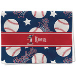 Baseball Kitchen Towel - Waffle Weave - Full Color Print (Personalized)